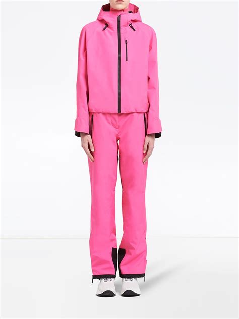 prada ski jacket pink|prada gore tex jacket.